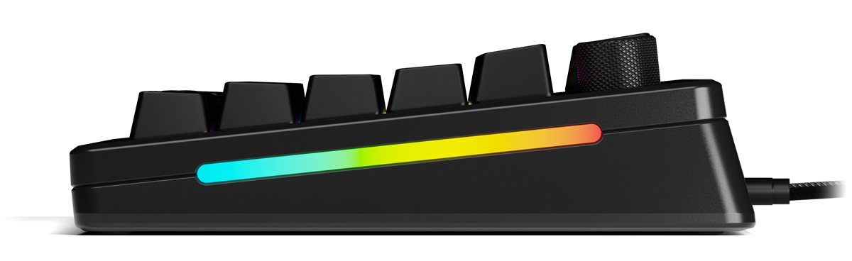 Glorious GMMK 3 PRO 75 RGB Black Prebuilt Mechanical Keyboard, Fox SW