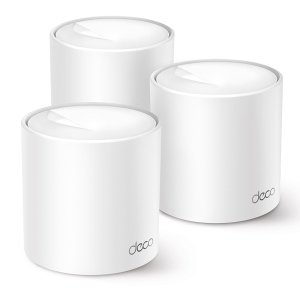 TP-Link Deco X1500 Wi-Fi 6 Whole Home Mesh System, Pack of 3