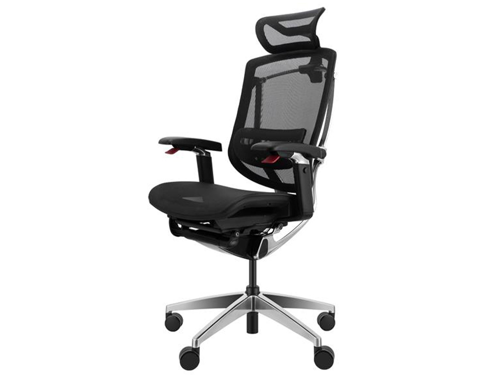 GTChair Marrit X PRO 5D Winegalss Shape Mesh Office Chair - Black