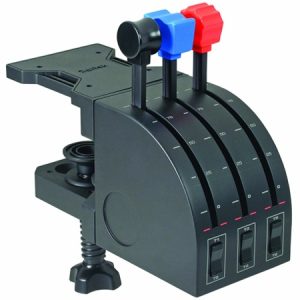 Logitech Flight Simulator Throttle Quadrant for Multi-Engine Aircraft