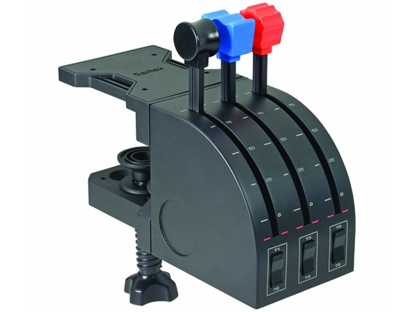 Logitech Flight Simulator Throttle Quadrant for Multi-Engine Aircraft