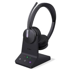 Yealink WH64 Dual Teams Bluetooth DECT Stereo Business Headset with Base Station