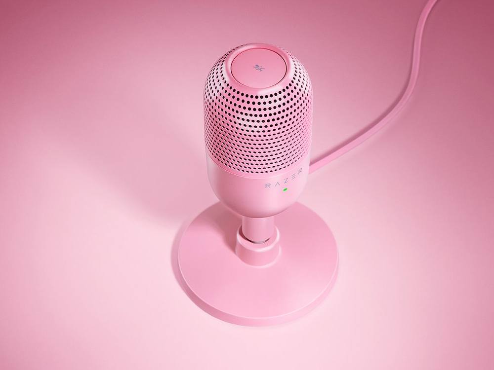 Razer Seiren V3 Mini Ultra-Compact USB Microphone with Tap-to-Mute - Quartz (FRML Packaging)