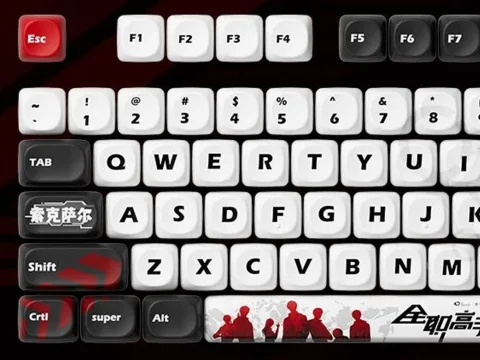 Akko The King's Avatar Keycap Set - Yu Wenzhou (137-Keys)