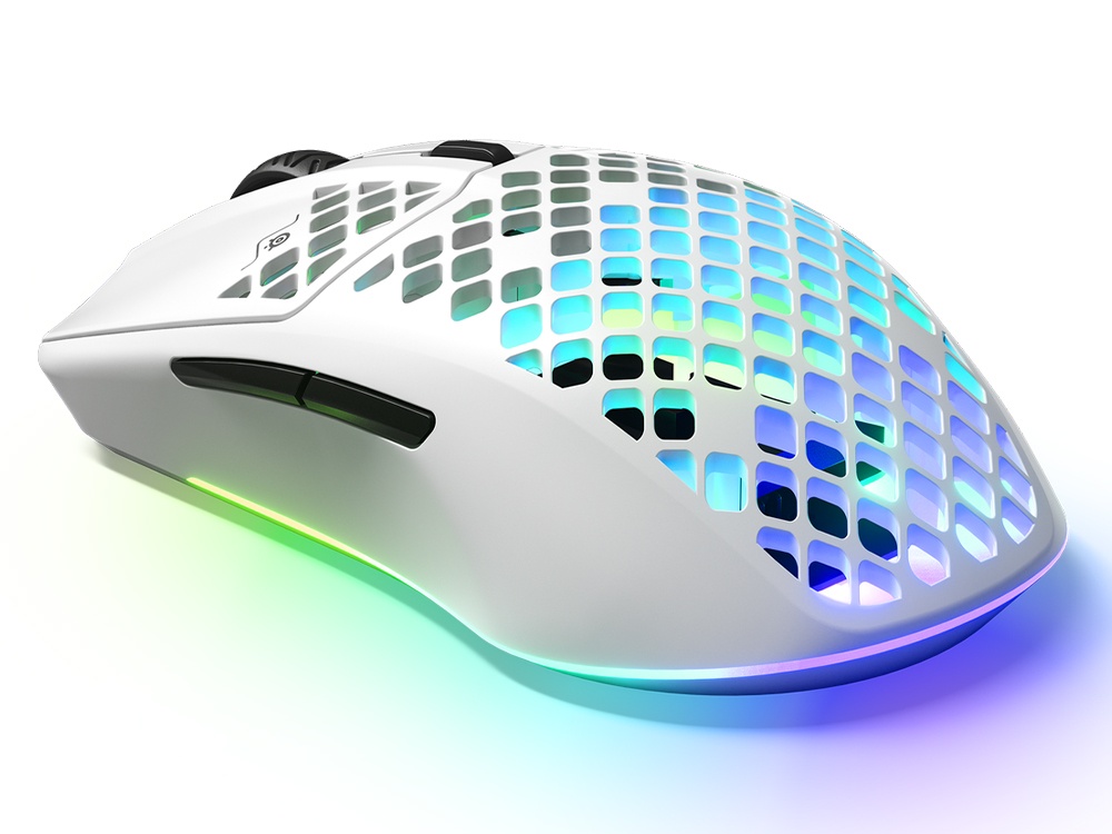 SteelSeries Aerox 3 Wireless Ultra Lightweight Mouse 2022 - Snow