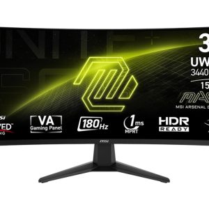 MSI MAG 346CQ  34" UWQHD VA 180Hz AdaptiveSync Curved Gaming Monitor