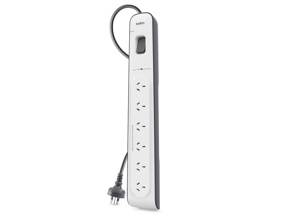 Belkin 6-outlet Surge Protection Strip with 2M Power Cord