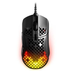 SteelSeries Aerox 5 Ultra Lightweight Ergonomic Gaming Mouse - Black