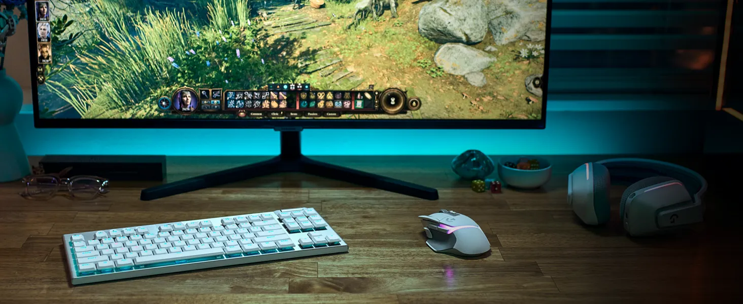 Logitech G915 X Lightspeed TKL Tri-mode Wireless RGB Gaming Keyboard - White product details