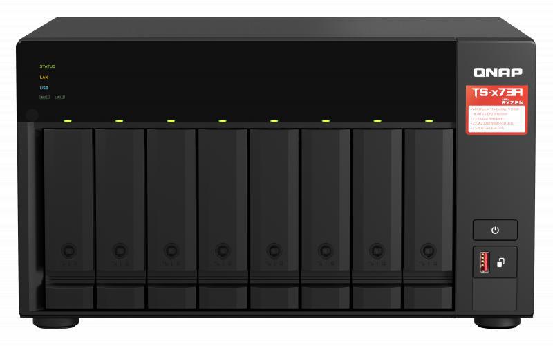 QNAP TS-873A-8G Tower 8 Bay NAS, Ryzen 8GB