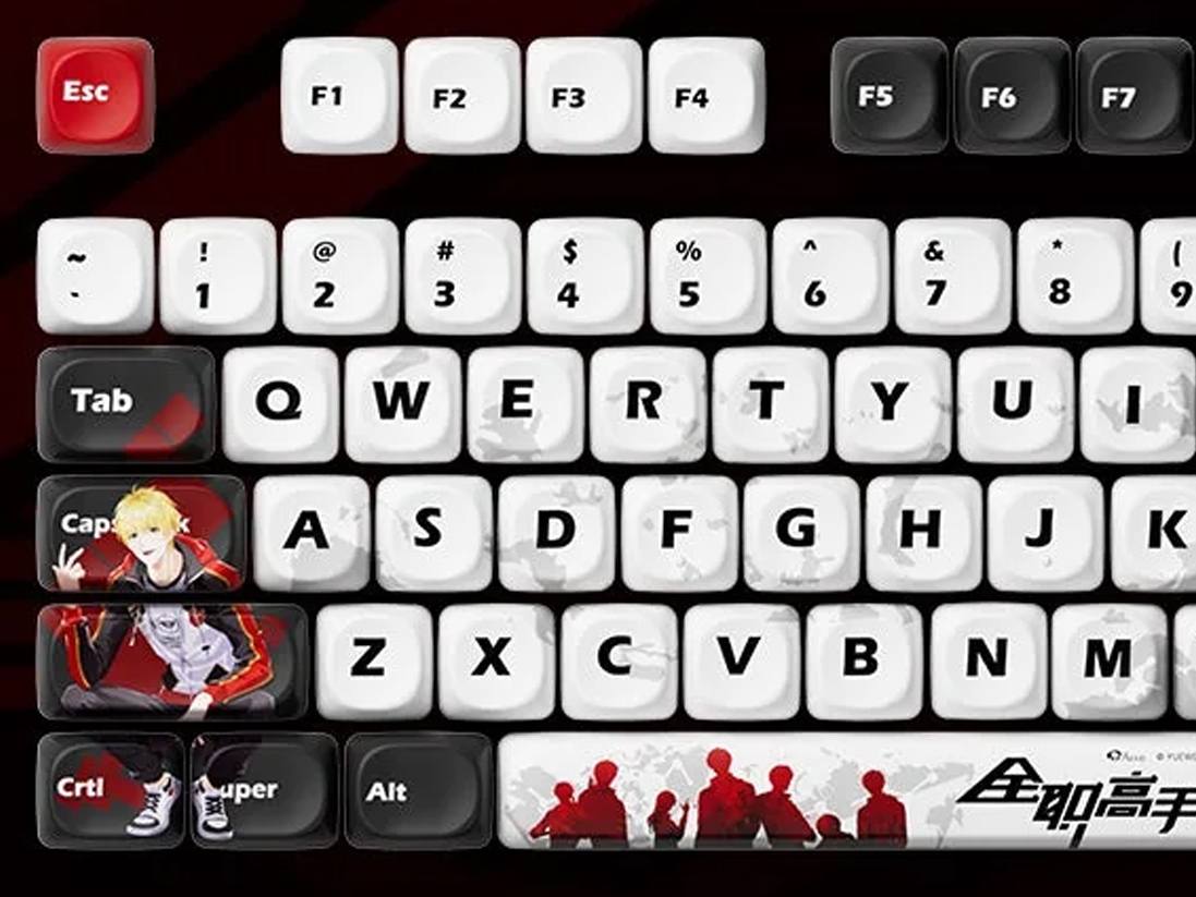 Akko The King's Avatar Keycap Set - Huang Shaotian (137-key)