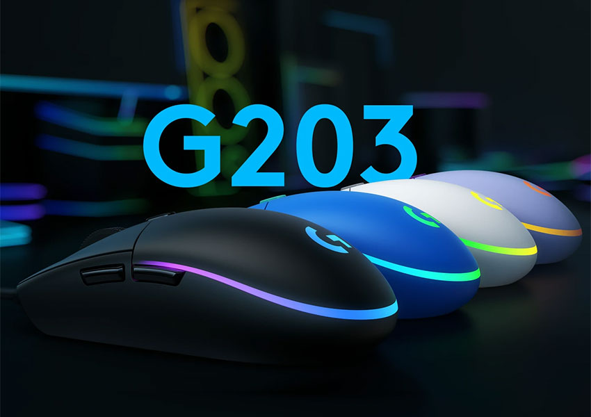 Logitech G203 Lightsync RGB Gaming Mouse - Black product details