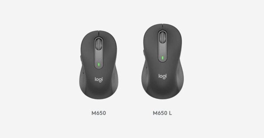 Logitech Signature M650 Wireless Mouse - Graphite product details