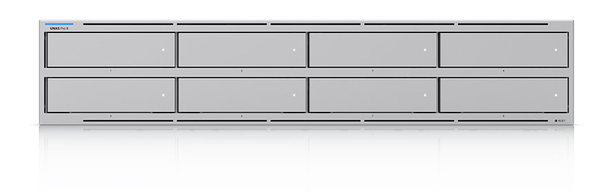 Ubiquiti UniFi UNAS Pro 8 Quad-Core 16 GB 2U Rack-Mount NAS