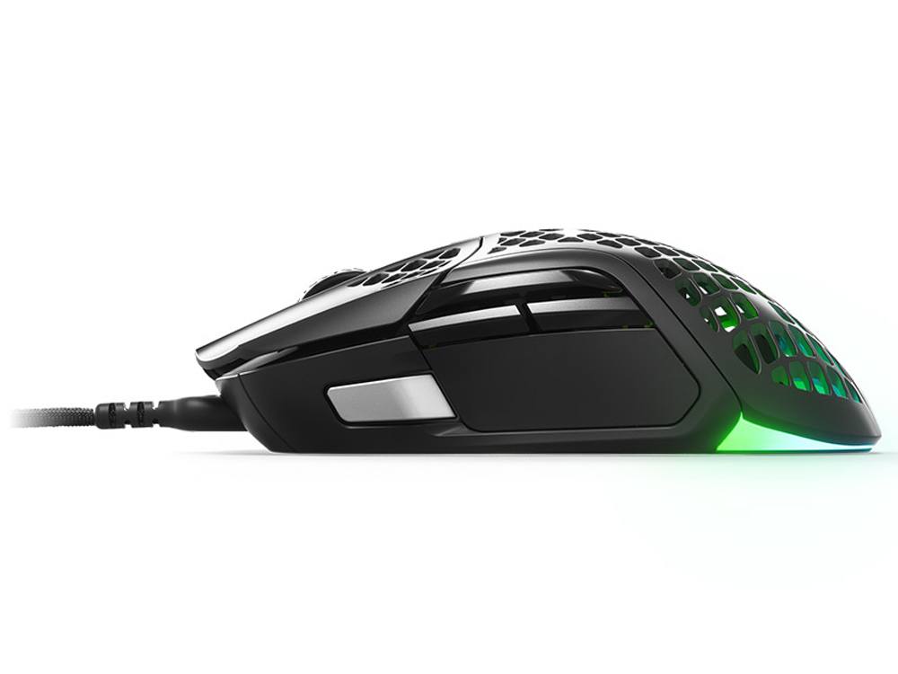 SteelSeries Aerox 5 Ultra Lightweight Ergonomic Gaming Mouse - Black