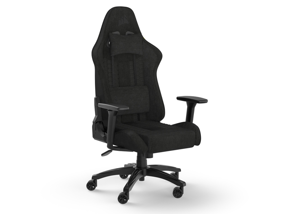 Corsair TC100 RELAXED Gaming Chair - Fabric Black/Black