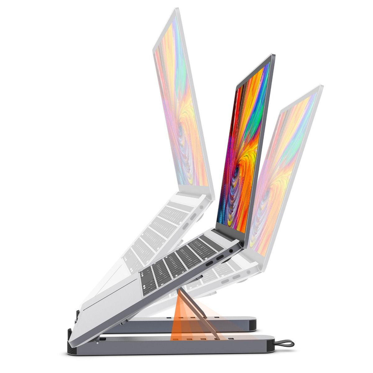 MBeat Stage P5 Portable Laptop Stand with USB-C Docking Station product details