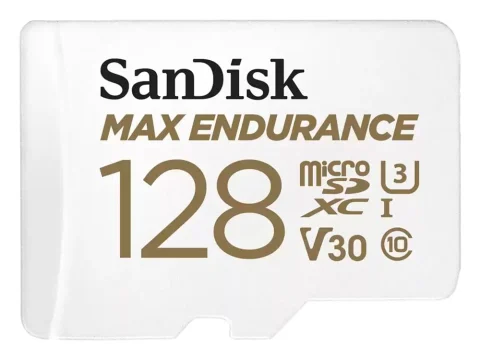 SanDisk MAX Endurance 128GB C10 U3 V30 4K UHD microSD Card