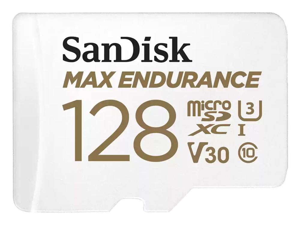 SanDisk MAX Endurance 128GB C10 U3 V30 4K UHD microSD Card