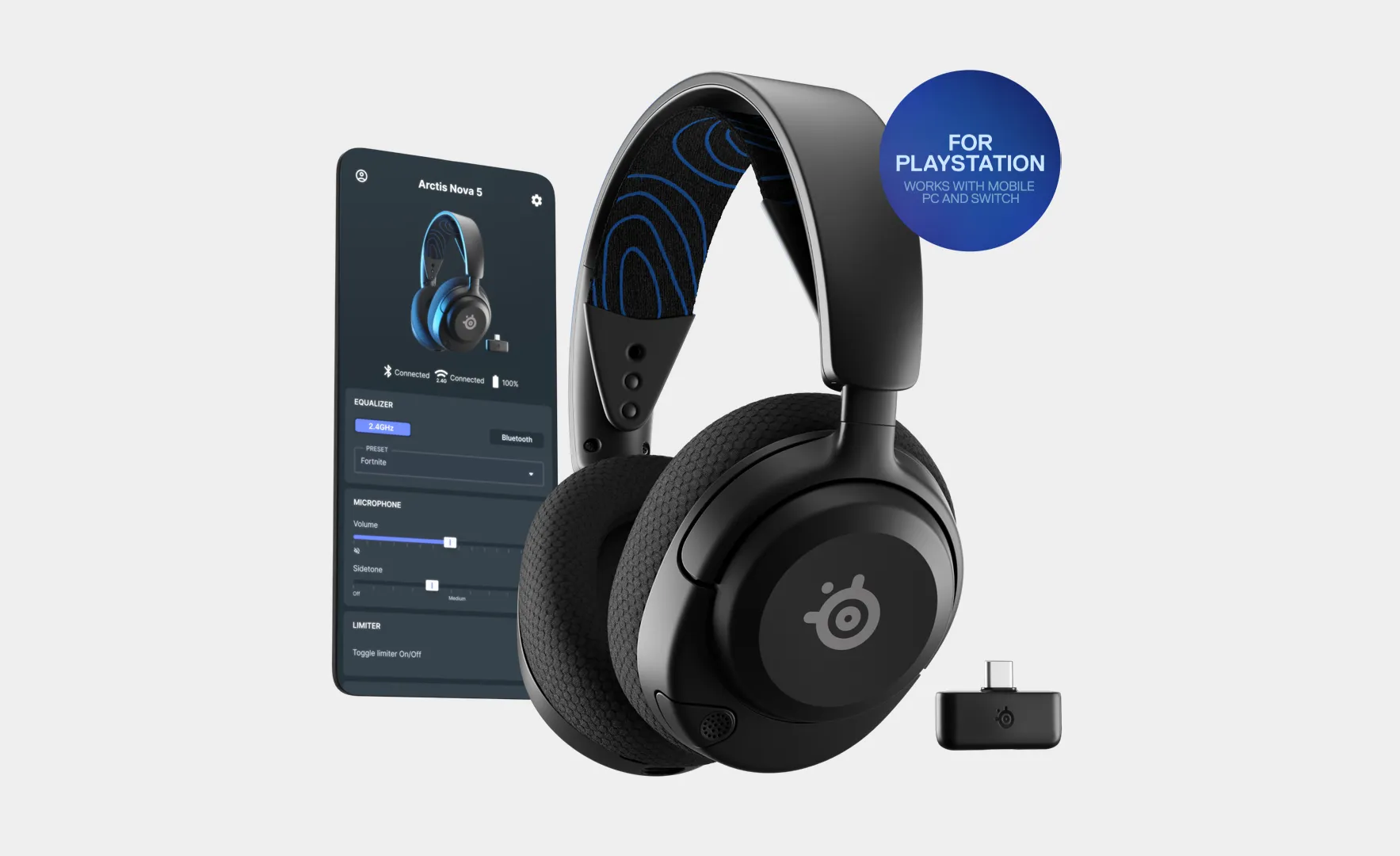SteelSeries Arctis Nova 5 Wireless Gaming Headset - Black product details