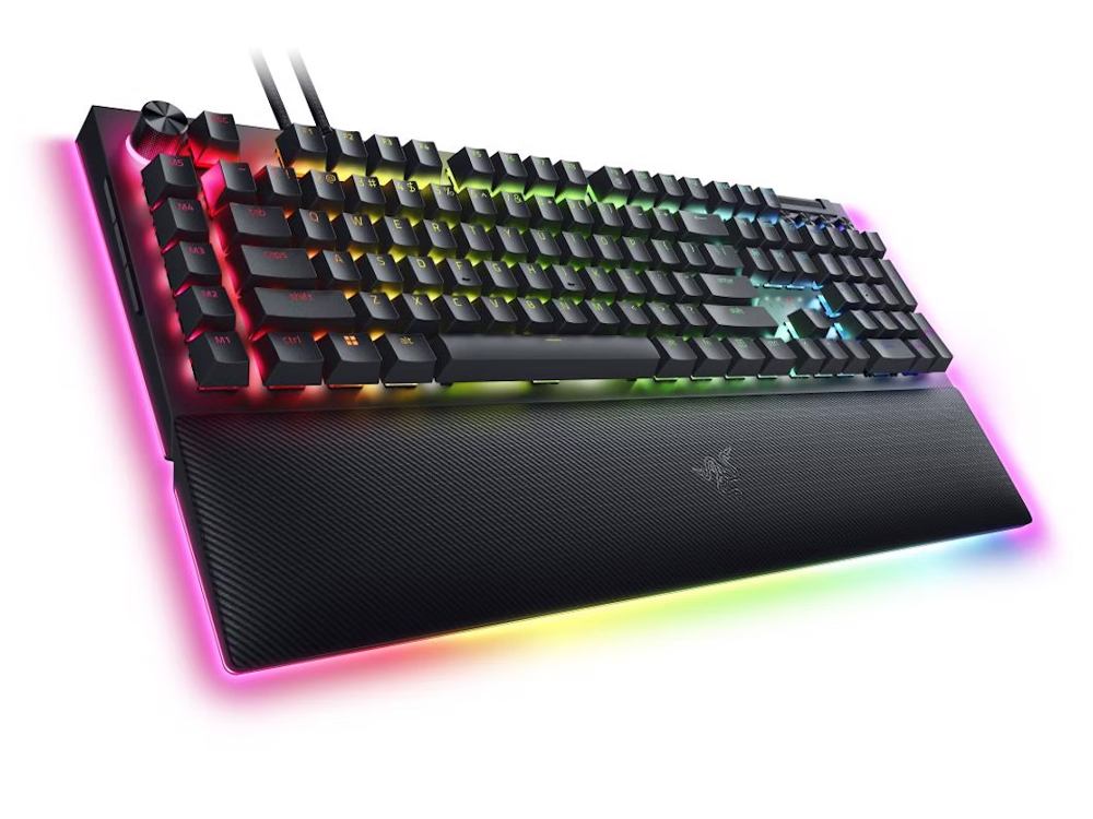 Razer BlackWidow V4 Pro RGB Green Switch Clicky Mechanical Gaming Keyboard