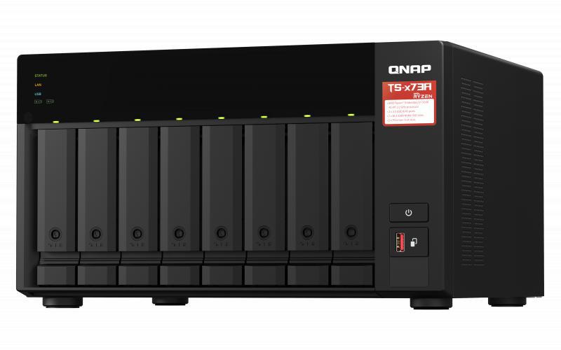 QNAP TS-873A-8G Tower 8 Bay NAS, Ryzen 8GB