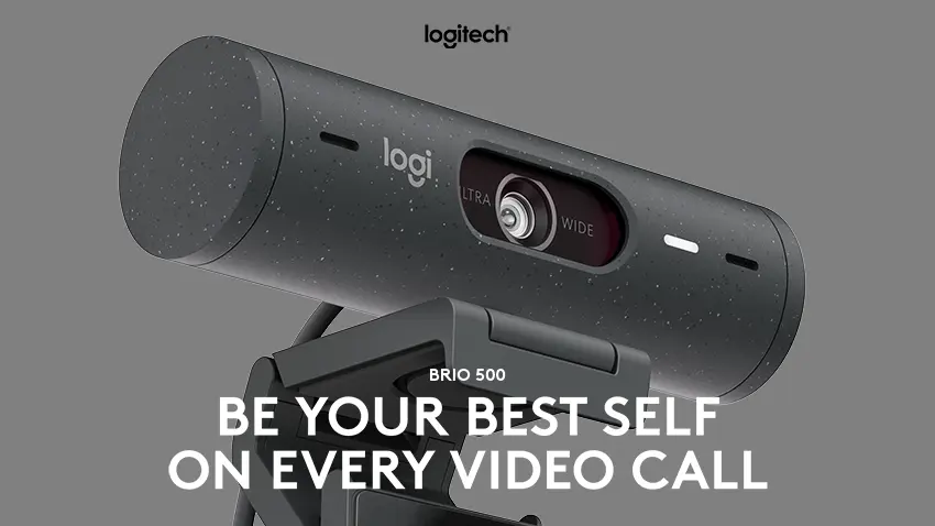 Logitech Brio 500 1080p HDR Webcam with Show Mode - Graphite product details