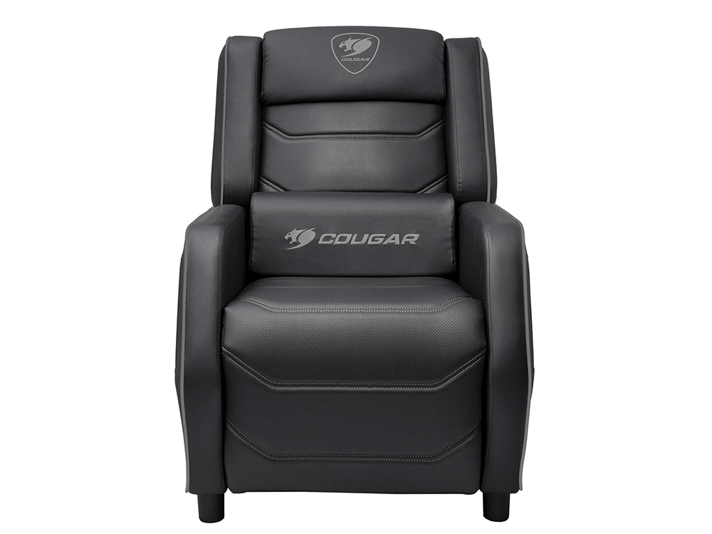 Cougar Ranger S High-quality PVC Leather Gaming Sofa - Black/Grey