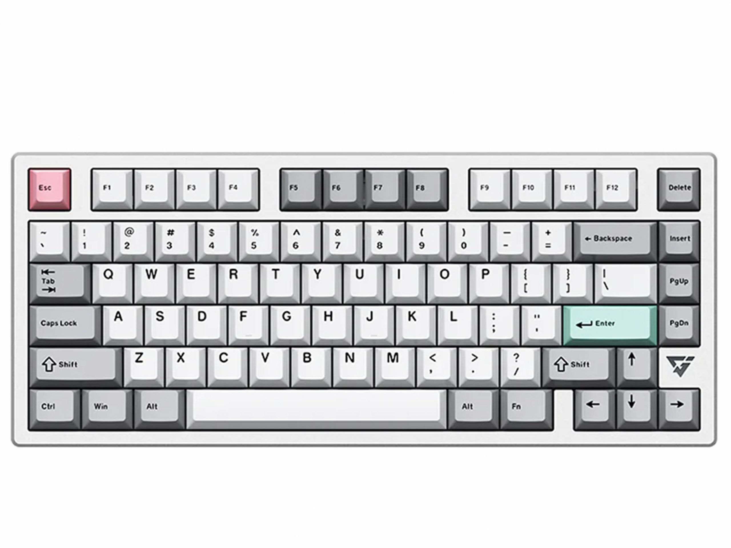 ATK VXE V75K Ania Switch Mechanical Gaming Keyboard - Silver
