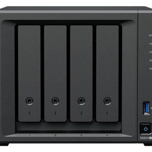 Synology DiskStation DS925+ Quad Core 4GB RAM 4-Bay Diskless NAS