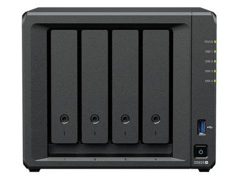 Synology DiskStation DS925+ Quad Core 4GB RAM 4-Bay Diskless NAS