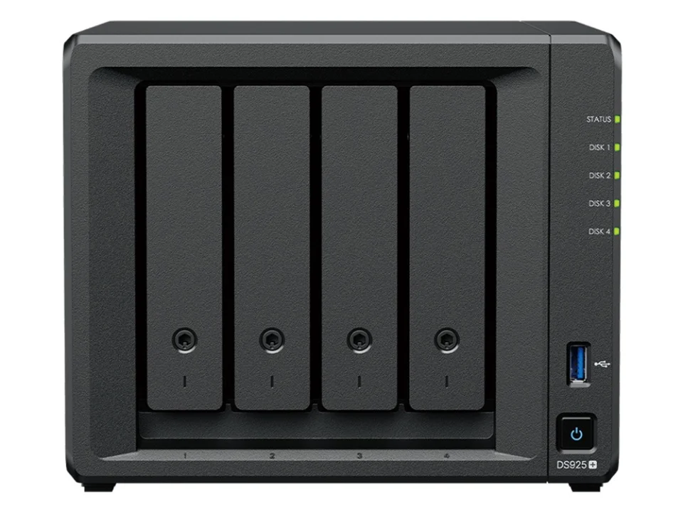 Synology DiskStation DS925+ Quad Core 4GB RAM 4-Bay Diskless NAS