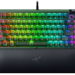 Razer BlackWidow V4 75% Hot-swappable Mechanical Gaming Keyboard - Phantom Green