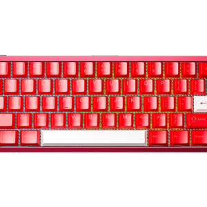 Aula AG60 Aluminum CNC Aluminum Body Aether Magnetic Switch Wired Keyboard - White & Red