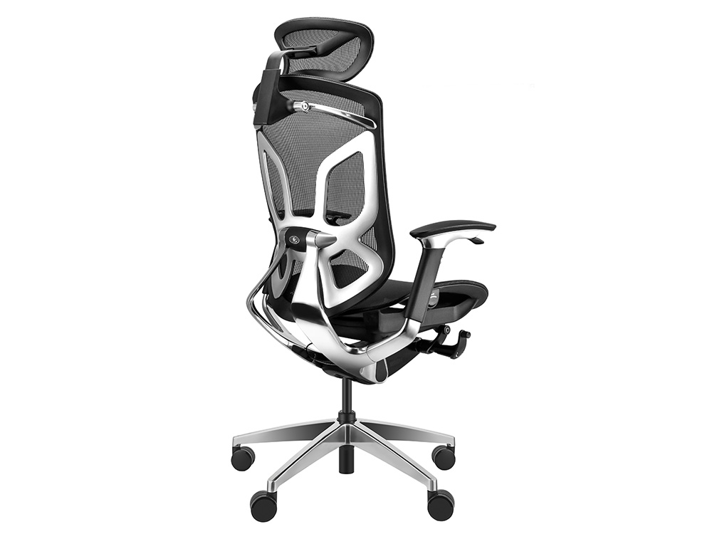 GTChair Dvary X 3D Armrest Swivel Office Chair - Black