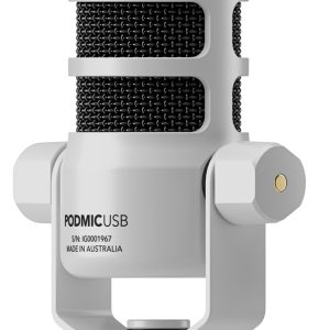 RODE PodMic USB Dynamic Broadcast Microphone, White