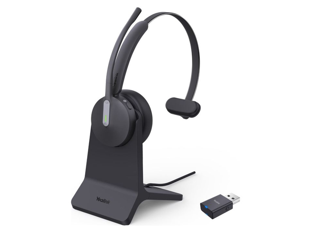 Yealink WH64 Mono Teams Bluetooth DECT Business Headset with Base Station
