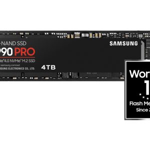 Samsung 990 Pro 4TB PCIe Gen4 NVMe M.2 SSD