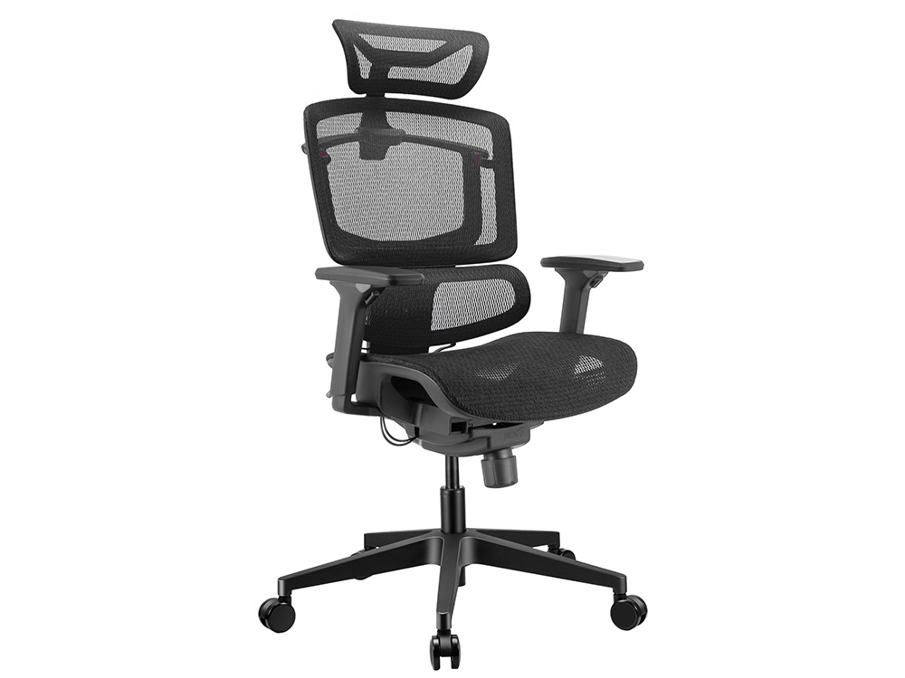 GTChair Open M Mesh Ergonomic Office Chair - Black