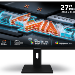 GIGABYTE G27Q3 27" QHD SuperSpeed IPS 320Hz 1ms FreeSync Premium Gaming Monitor