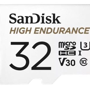 SanDisk High Endurance 32GB UHS-I Class 10 U3 V30 4K UHD microSD Card