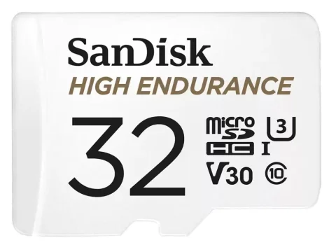 SanDisk High Endurance 32GB UHS-I Class 10 U3 V30 4K UHD microSD Card