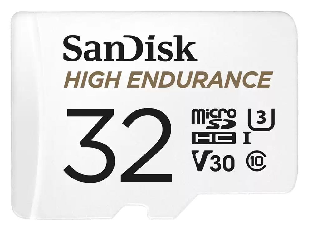 SanDisk High Endurance 32GB UHS-I Class 10 U3 V30 4K UHD microSD Card