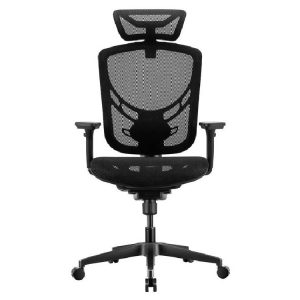 GTChair Ivino MT 4D Armrest Mesh Ergonomic Office Chair – Black