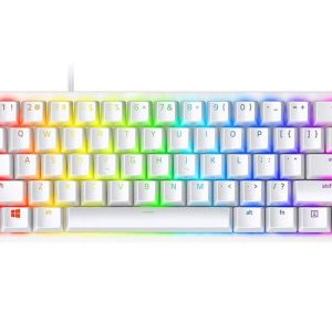 Razer Huntsman Mini 60% Opto-Mechanical Chroma Gaming Keyboard - Mercury Edition - Clicky Purple