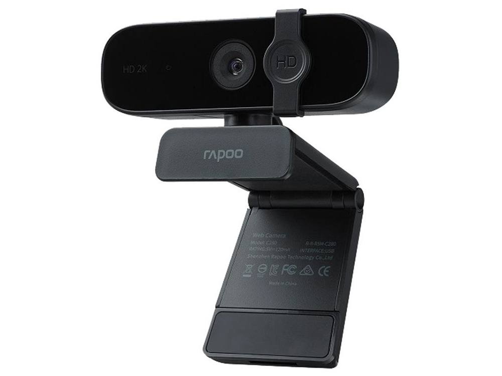 Rapoo C280 2K HD 1440p Webcam - Black