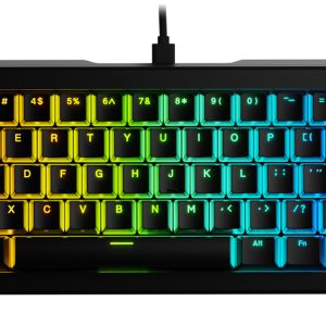 Glorious GMMK 3 HE 65 RGB Black Prebuilt Mechanical Keyboard, Fox HE