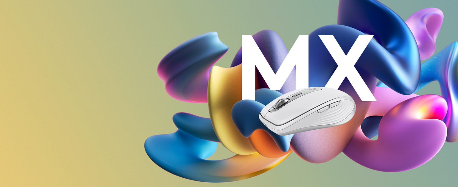 Logitech MX Anywhere 3S Wireless 8000 DPI Mouse - Pale Grey product details