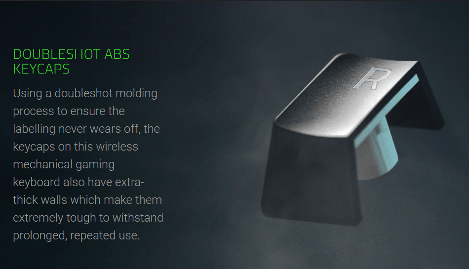 Razer BlackWidow V3 Mechanical Gaming Keyboard - Green Switch product details