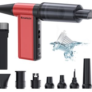 Karuza VC51 Handheld Electronic Air Duster - Red Black (Special edition)
